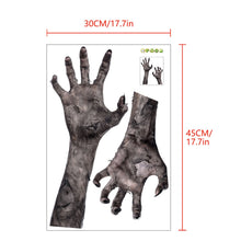 Load image into Gallery viewer, Red Blood Hand Foot Print Wall Sticker Halloween Home Decor Toilet Bathroom Decal Self Adhesive Glass Window Atmosphere Building
