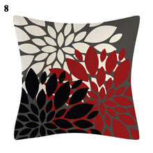 Load image into Gallery viewer, Red Series Abstract Cushion Cover Geometric Pillow Cases Sofa Decorative Pillow Covers Fashion Pillowcase Waist Pillow Cover
