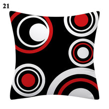 Load image into Gallery viewer, Red Series Abstract Cushion Cover Geometric Pillow Cases Sofa Decorative Pillow Covers Fashion Pillowcase Waist Pillow Cover
