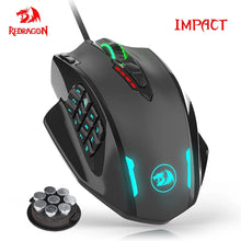 Load image into Gallery viewer, USB wired  Gaming Mouse 12400 DPI 17 buttons programmable game Optical mice backlight laptop PC computer
