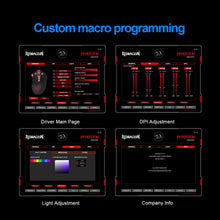 Load image into Gallery viewer, USB wired Gaming Mouse 12400DPI 19 buttons programmable game mice backlight ergonomic laptop PC computer
