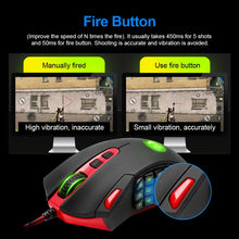Load image into Gallery viewer, USB wired Gaming Mouse 12400DPI 19 buttons programmable game mice backlight ergonomic laptop PC computer
