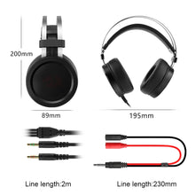 Load image into Gallery viewer, Gaming Headphones Gamer Surround Pro Wired Computer Stereo headset Earphones With Microphone For PC PS4

