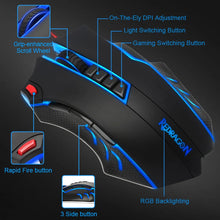 Load image into Gallery viewer, USB Wired Gaming Computer Mouse 24000DPI 10 buttons RGB mice Programmable ergonomic PC Gamer
