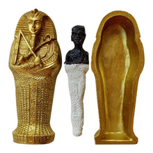Load image into Gallery viewer, Resin Ornament Statue Ancient Egyptian Pharaoh Mummy Ornaments Ancient Mummy Sculpture Figure Coffin Pyramid Magic Sacrificia
