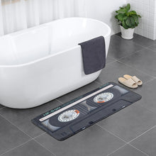 Load image into Gallery viewer, Retro Cassette Music Tape Floor Mat Multiple Choice Funny Entrance Door Mat Living Room Kitchen Non-Slip Carpet Bathroom Doormat
