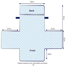 Load image into Gallery viewer, Reversible Recliner Chair Cover Sofa Couch Covers Pet Dog Kids Sofa Mat For Living Room Furniture Protector Sofa Covers + Pocket
