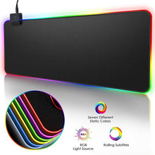 Load image into Gallery viewer, RGB Gaming Mouse Pad Large Mouse Pad Gamer XXL Led Computer Mousepad Big Mouse Mat with Backlight Carpet For keyboard Desk Mat
