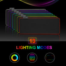 Load image into Gallery viewer, RGB Gaming Mouse Pad Large Mouse Pad Gamer XXL Led Computer Mousepad Big Mouse Mat with Backlight Carpet For keyboard Desk Mat
