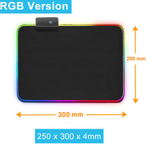 Load image into Gallery viewer, RGB Gaming Mouse Pad Large Mouse Pad Gamer XXL Led Computer Mousepad Big Mouse Mat with Backlight Carpet For keyboard Desk Mat
