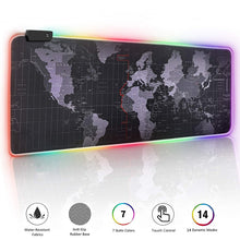 Load image into Gallery viewer, RGB Mousepad Gaming Mouse Pad XXL Large Mouse Pad Gamer LED Big Mouse Mat Computer Carpet with Backlight Mause keyboard Desk Mat

