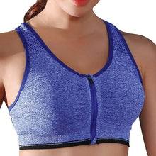 Load image into Gallery viewer, Yoga Workout Bra Breathable Wire free Padded Push Up Sports Top
