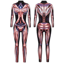 Load image into Gallery viewer, Robot Punk Jumpsuit Catsuit Sexy Women Cosplay Costumes Zentai Halloween Bodysuit
