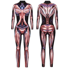 Load image into Gallery viewer, Women's Robot Punk Jumpsuit Catsuit Sexy Cosplay Costumes Zentai Halloween Bodysuit
