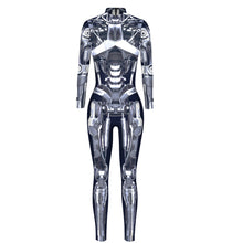 Load image into Gallery viewer, Robot Punk Jumpsuit Catsuit Sexy Women Cosplay Costumes Zentai Halloween Bodysuit
