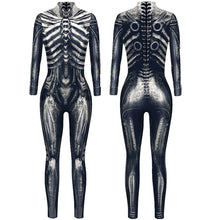 Load image into Gallery viewer, Women's Robot Punk Jumpsuit Catsuit Sexy Cosplay Costumes Zentai Halloween Bodysuit
