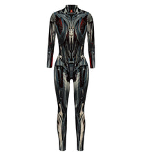 Load image into Gallery viewer, Women's Robot Punk Jumpsuit Catsuit Sexy Cosplay Costumes Zentai Halloween Bodysuit
