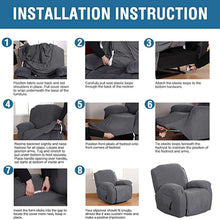 Load image into Gallery viewer, Red Wine Waterproof Elastic Recliner Chair Cover All-inclusive Massage Sofa Couch Cover For Living Room 13 Colors
