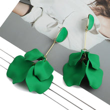 Load image into Gallery viewer, Romantic Sweet Acrylic Petal Long Dangle Drop Earrings For Women Girl 2023 Trend Luxury Fairy Grunge Pendant Jewelry Accessories
