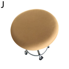 Load image into Gallery viewer, Round Chair Cover Bar Stool Cover Elastic Seat Cover Home Chair Slipcover Round Chair Bar Stool Solid Color
