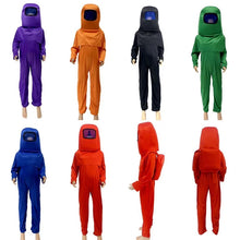 Load image into Gallery viewer, Space Astronaut Undercover Game Character Role Play Dress Up Outfit for Boys Girls Halloween Cosplay Costumes Jumpsuit Backpack
