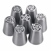 Load image into Gallery viewer, Tulip Icing Piping Nozzles Stainless Steel Flower Cream Pastry Tips Nozzles Bag Cupcake Cake Decorating Tools Molds 1pc
