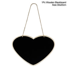 Load image into Gallery viewer, Rustic Wedding Wooden Blackboard Mr Mrs Bridal Shower Decoration Photobooth Birthday Party DIY Home Decor Sign Message Board

