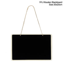 Load image into Gallery viewer, Rustic Wedding Wooden Blackboard Mr Mrs Bridal Shower Decoration Photobooth Birthday Party DIY Home Decor Sign Message Board
