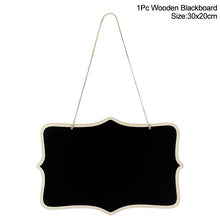 Load image into Gallery viewer, Rustic Wedding Wooden Blackboard Mr Mrs Bridal Shower Decoration Photobooth Birthday Party DIY Home Decor Sign Message Board
