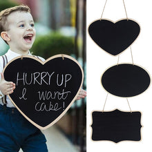 Load image into Gallery viewer, Rustic Wedding Wooden Blackboard Mr Mrs Bridal Shower Decoration Photobooth Birthday Party DIY Home Decor Sign Message Board

