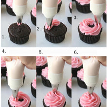 Load image into Gallery viewer, Stainless Steel Drop Flower Tips Cake Nozzle Cupcake Sugar Crafting Icing Piping Nozzles Molds Pastry Tool
