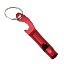 Load image into Gallery viewer, Stainless Steel Whistle First Aid Whistle Soccer Football Basketball Hockey Baseball Sports Referee Whistle Survival Outdoor
