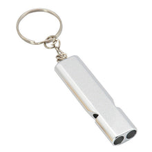 Load image into Gallery viewer, Stainless Steel Whistle First Aid Whistle Soccer Football Basketball Hockey Baseball Sports Referee Whistle Survival Outdoor
