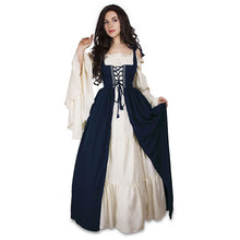 Load image into Gallery viewer, Medieval Punk Dress Cosplay Halloween Costumes Women Palace Carnival Party Disguise Princess Female Victorian Vestido Robe
