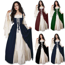 Load image into Gallery viewer, Medieval Punk Dress Cosplay Halloween Costumes Women Palace Carnival Party Disguise Princess Female Victorian Vestido Robe
