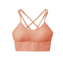Load image into Gallery viewer, Yoga bra breathable shock proof fitness push up top yoga running active sportswear
