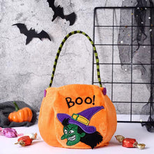 Load image into Gallery viewer, Cute 12cm Halloween Candy Bag Decorative Pumpkin Bag Kindergarten Candy Scene Arrangement Cloth Gift Bag Happy Helloween Party
