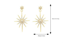 Load image into Gallery viewer, Trendy Women Dangle Earrings New  Star Earrings Long Pendant Fashion Korean Elegant Simple  Jewelry For  Girl
