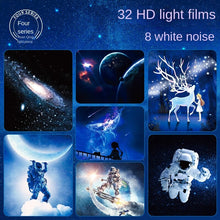 Load image into Gallery viewer, Galaxy Projection Lamp Creative Bedroom Bluetooth Music Atmosphere Projector Starry Table Lamp Small Night Lamp Gift
