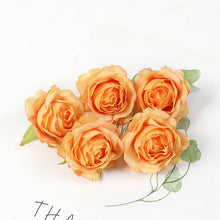 Load image into Gallery viewer, 5PCs Rose Artificial Flowers Silk Fake Flowers For Home Room Decor Party Wedding Valentines Day Decorations DIY Crafts Accessory
