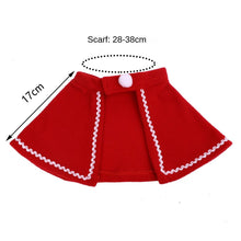 Load image into Gallery viewer, Christmas Pet Cloak Dog Hat Scarf Cat Christmas Cloak Puppy Bib Holiday Clothing Pet Supplies Pet Accessories Dogs

