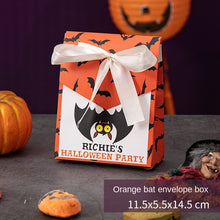 Load image into Gallery viewer, 10PCs Halloween Pumpkin Lamp Candy Packaging Box Decorative Gift Children Dress up Toys Handmade DIY Gift Box
