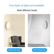 Load image into Gallery viewer, Smart Led Human Body Small Induction Night Lamp USB Charging Dormitory Bedside Lamp Wiring Free Induction Lamp
