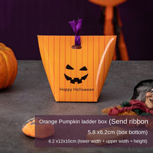 Load image into Gallery viewer, 10PCs Halloween Pumpkin Lamp Candy Packaging Box Decorative Gift Children Dress up Toys Handmade DIY Gift Box
