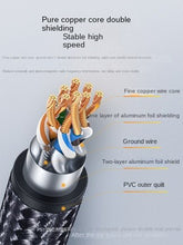Load image into Gallery viewer, Ethernet Cable CAT8 40Gbps Cotton Braided CAT7 Network Lan Cord for Modem Laptops PS 4 Router 10m 20m RJ45 Cable Ethernet
