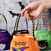 Load image into Gallery viewer, Cute 12cm Halloween Candy Bag Decorative Pumpkin Bag Kindergarten Candy Scene Arrangement Cloth Gift Bag Happy Helloween Party
