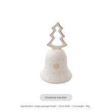 Load image into Gallery viewer, Pearlescent Ceramic Christmas Deer Desktop Decoration Ins Snowman Five-Pointed Star Gift Christmas Decoration
