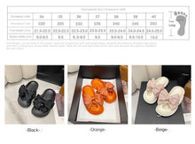 Load image into Gallery viewer, Hole Shoes Women's Bow Spring and Summer Thick Bottom All-Match Closed Toe Sandals
