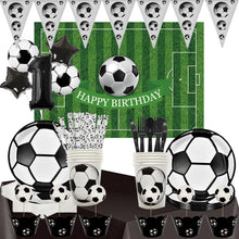 Load image into Gallery viewer, Soccer Party Favors Bag Heat Sealable Treat Candy Bags Goodie Bags Football Theme Gift Bags with Twist Ties for World Cup
