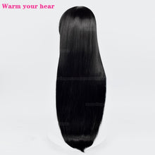 Load image into Gallery viewer, High Quality Anime SPY×FAMILY Yor Forger Cosplay Wig Black Heat Resistant Synthetic Party Killer Assassin Weapons Earrings Wigs
